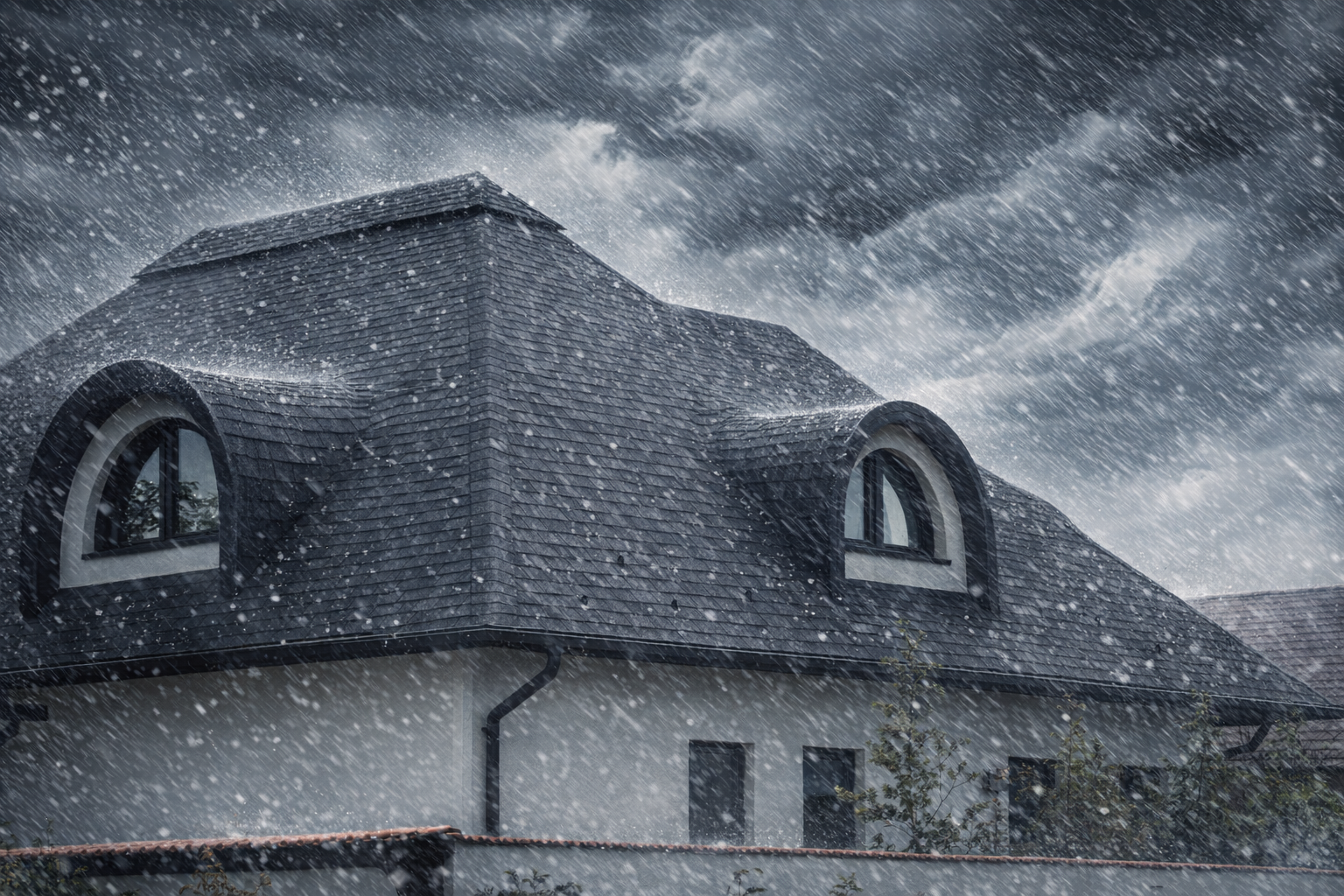Coperture resilienti: tegole resistenti alla grandine e al vento
